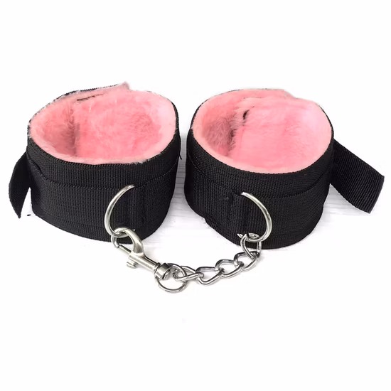 Couples Sex Toy Adult Sex Roleplay Games Slave Bondage Kit (SM Lace Bondage Erotic Lace Breast Cover Handcuffs EyeMask)