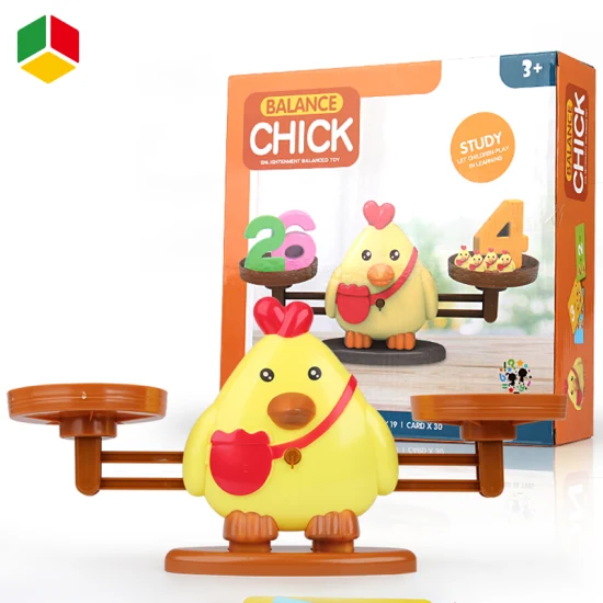 QS Amazon gran oferta lindo pollo conteo equilibrio juguete matemáticas aprendizaje número Digital educativo juego de mesa juguetes educativos para niños