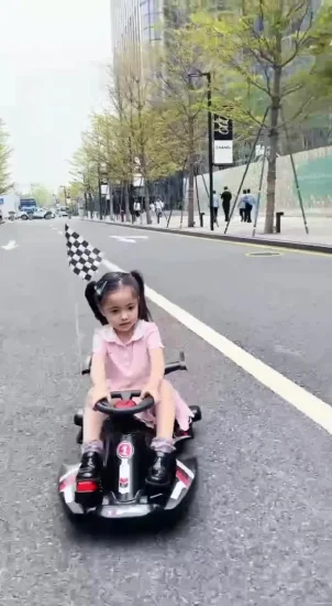 Nueva educación temprana música motocicleta eléctrica niño juguete bicicleta batería paseo en coche
